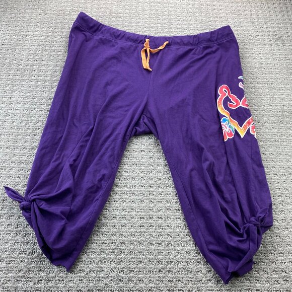 Browning Women's Jogging Pants Tied Ends Women Size XXL Purple - Picture 1 of 8